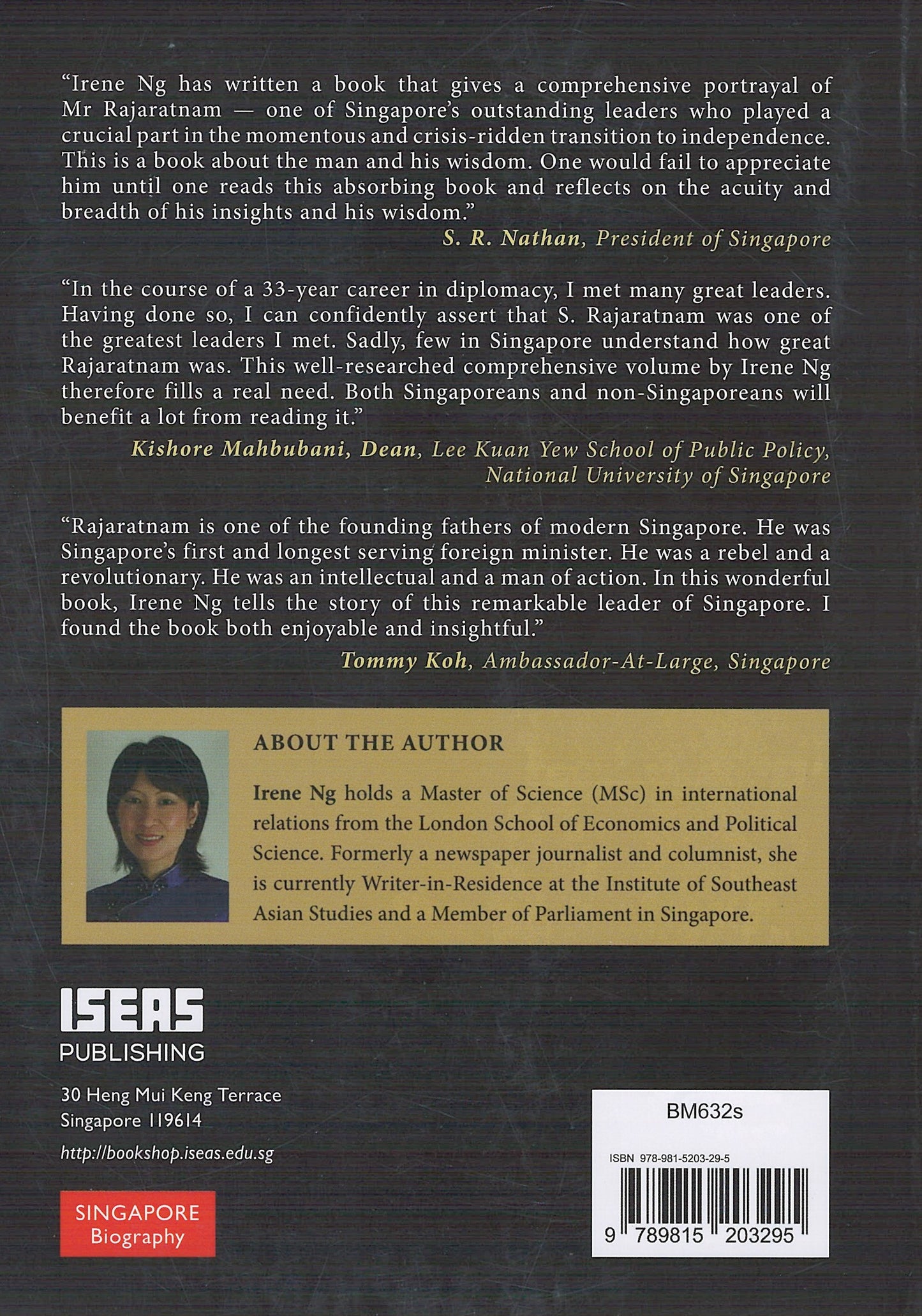 S. Rajaratnam,《授权传记》第一卷:新加坡雄狮