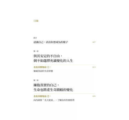 慢慢活成自己喜欢的样子：走过十大自我洞察阶段，活出丰盛的人生